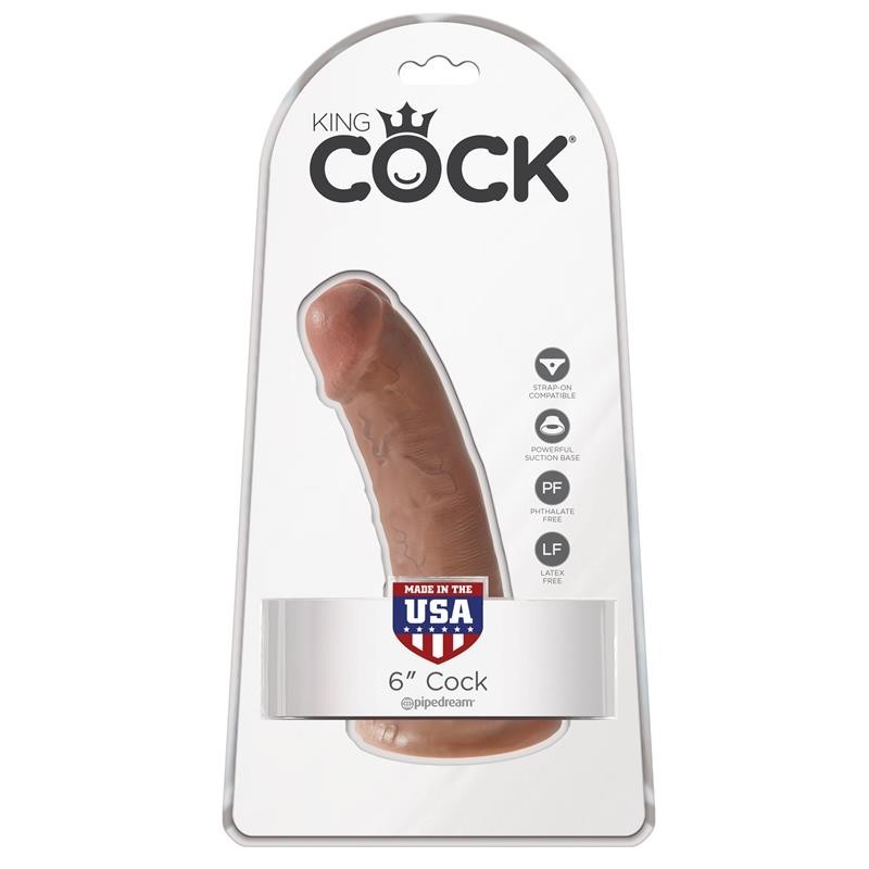 King Cock Pene de 6 Bronceado King Cock Pene de 6 Bronceado