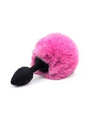 Plug Anal con Pompon Rosa Talla S