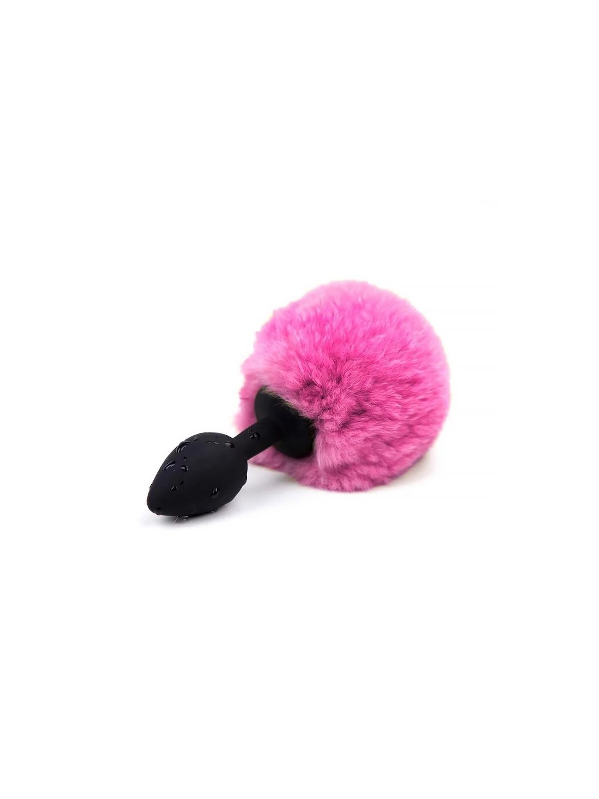 Plug Anal con Pompon Rosa Talla S