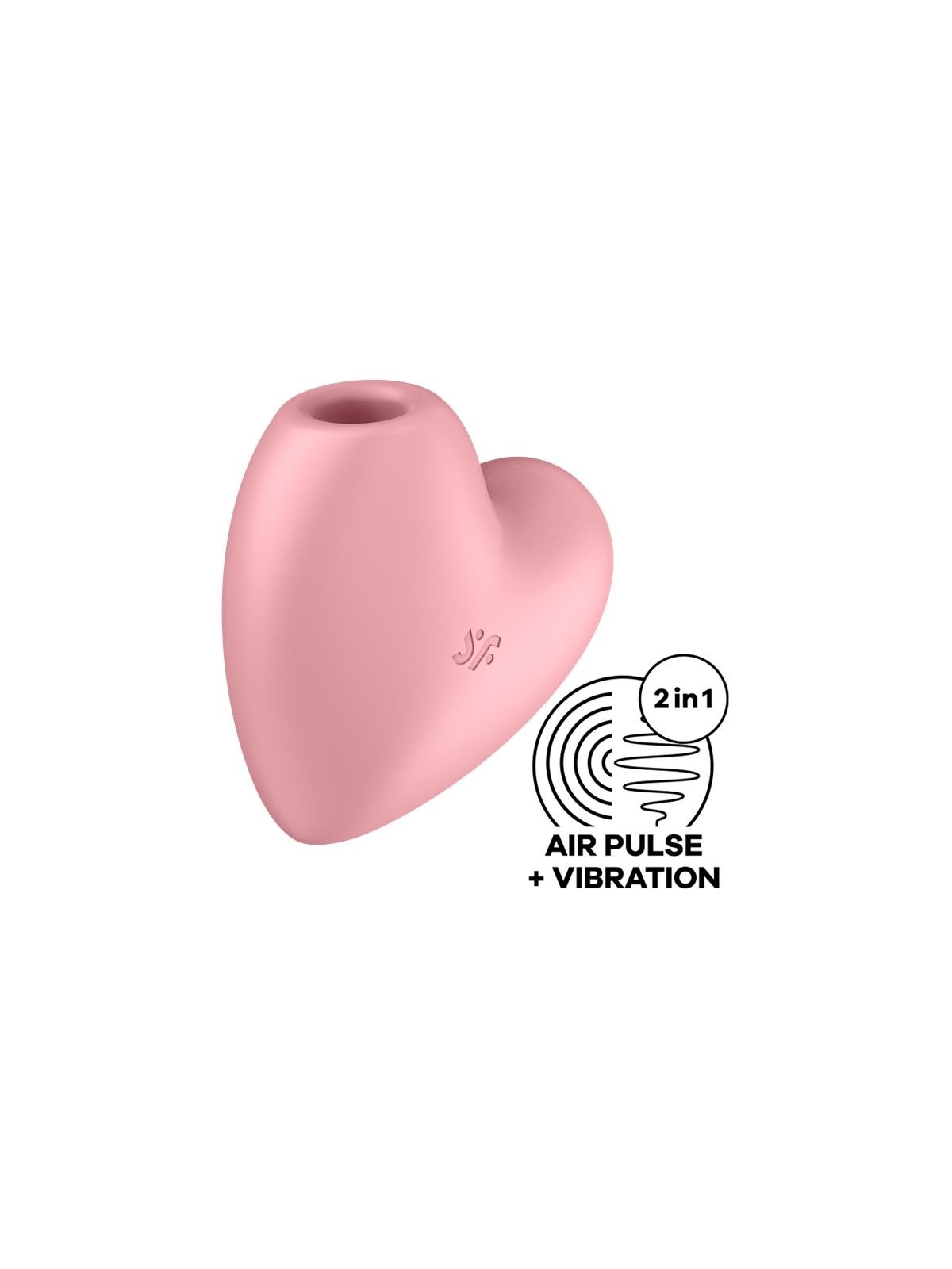 Cutie Heart Succionador de Clitoris y Vibracion Rosa