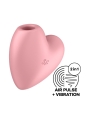 Cutie Heart Succionador de Clitoris y Vibracion Rosa