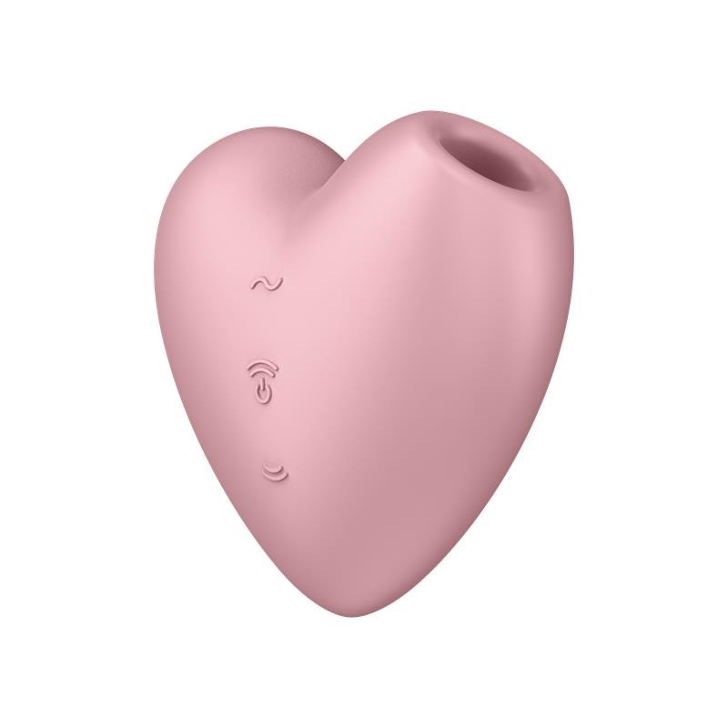 Cutie Heart Succionador de Clitoris y Vibracion Rosa