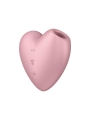 Cutie Heart Succionador de Clitoris y Vibracion Rosa