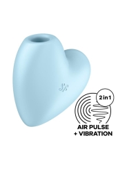 Cutie Heart Succionador de Clitoris y Vibracion Azul