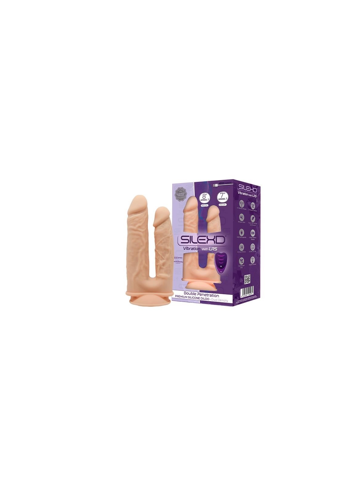 Dildo Doble Penetracion 2 Motores Control Remoto