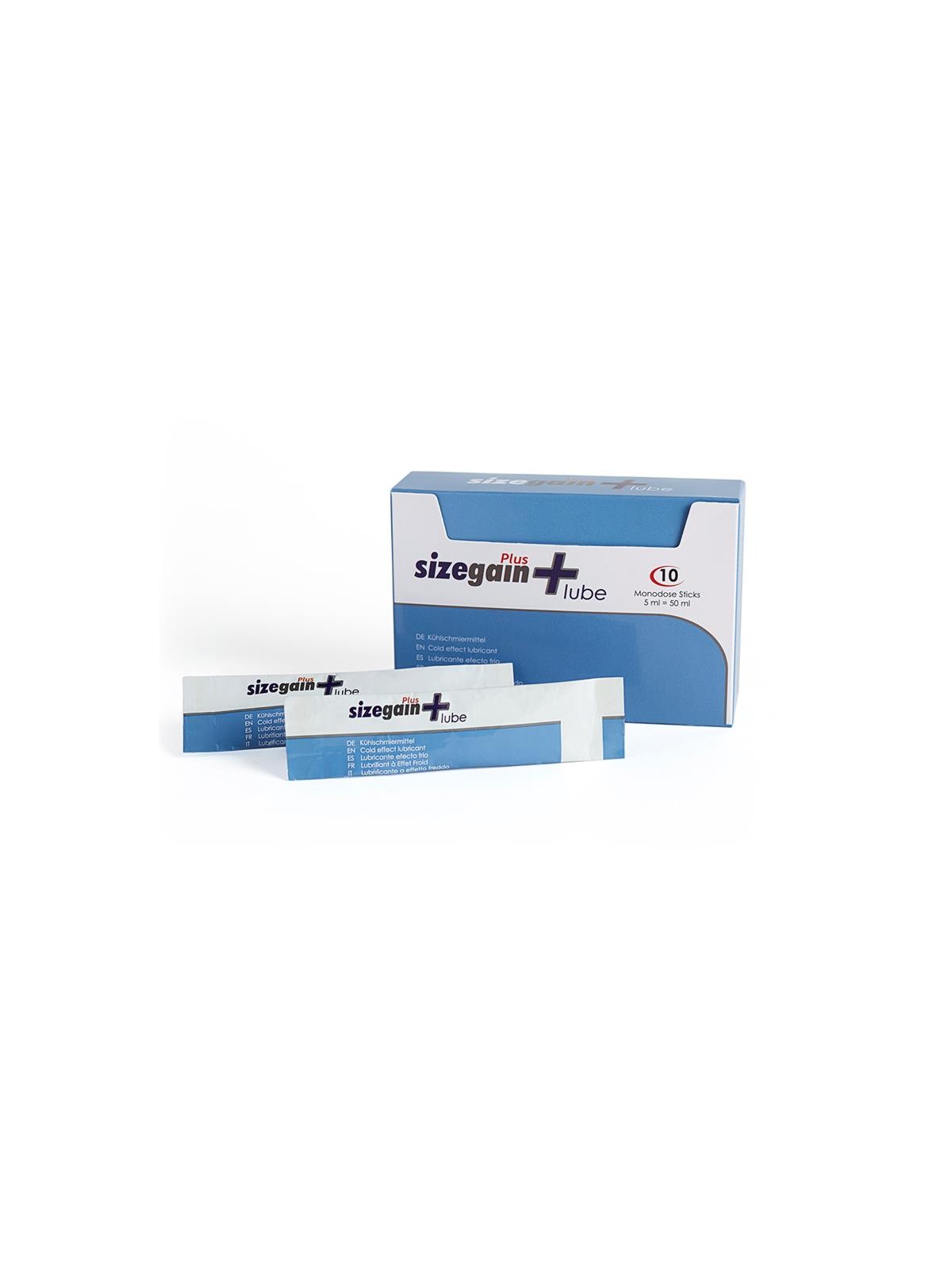 Lubricante Efecto Frio Sizegain Lube 10 Monodosis 5 ml