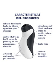 Orca Succionador de Clitoris Double Air Pulse