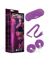 Set de Bondage para Principiantes Beginners 3 Piezas Purpura