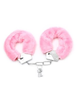 Esposas de Metal para Munecas con Pelo Rosa