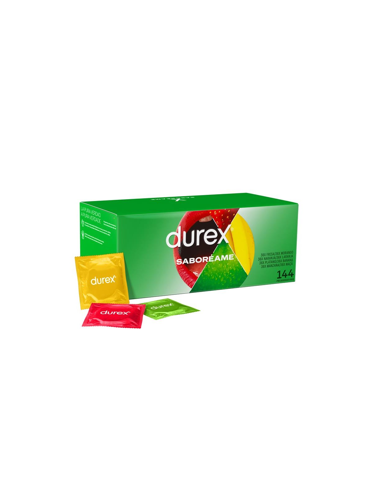 Durex Preservativos Sabores Saboreame 144 ud