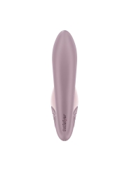 Supernova Old Rose Succionador y Vibrador Super Flexible USB