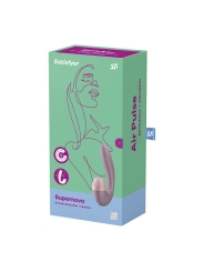 Supernova Old Rose Succionador y Vibrador Super Flexible USB