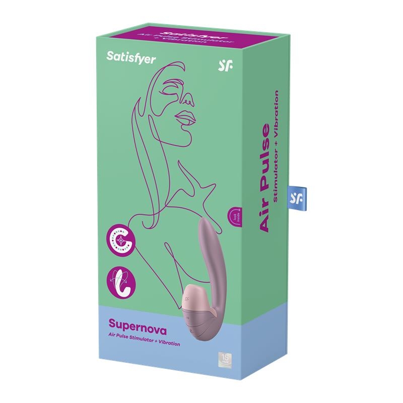 Supernova Old Rose Succionador y Vibrador Super Flexible USB Supernova Old Rose Succionador y Vibrador Super Flexible USB