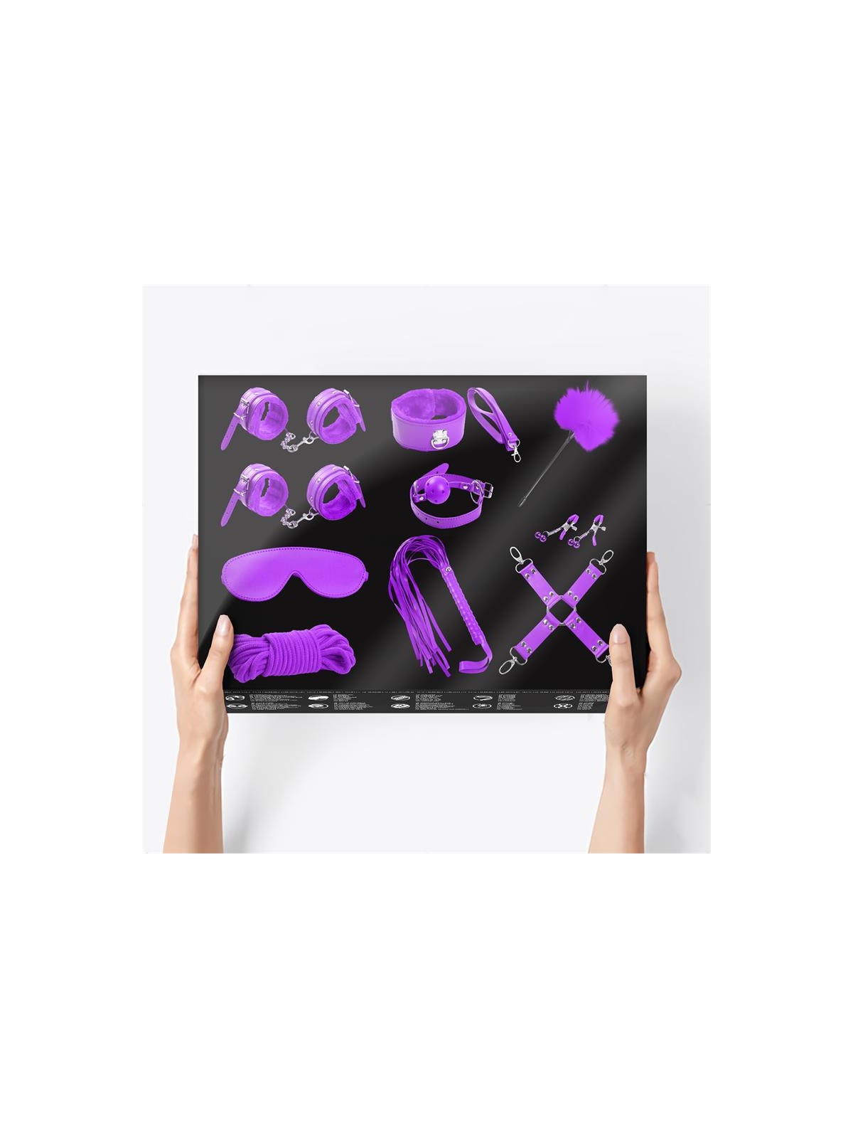 Set Bondage de 10 Piezas Purpura
