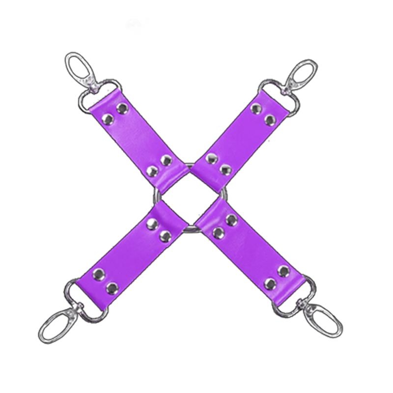 Set Bondage de 10 Piezas Purpura Set Bondage de 10 Piezas Purpura