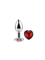 Plug Anal Joya de Corazon Red Scarlet Talla S