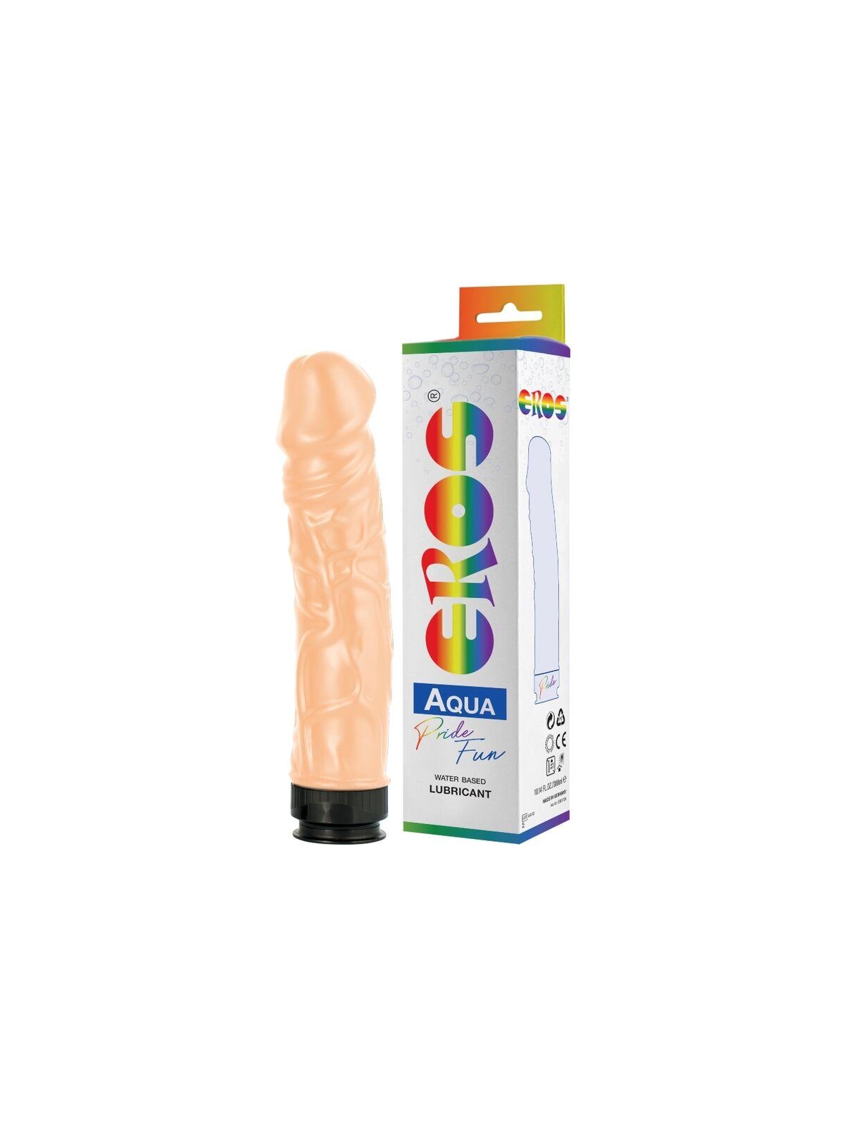 Dildo Pride Fun con Lubricante Aqua 300 ml