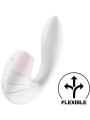 Supernova Succionador y Vibrador Super Flexible USB Blanco