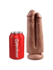 Arnes con Dildo Doble 7 Bronceado