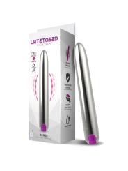 Renee Vibrador 10 Funciones 185 cm USB Plata