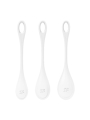 Set 3 Bolas Suelo Pelvico Yoni Power 1 Blanco