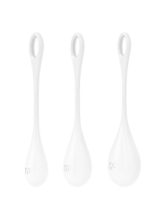 Set 3 Bolas Suelo Pelvico Yoni Power 1 Blanco