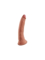 Dildo Triple Densidad 7 Caramelo