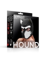 Hound Mascara de Perro Neopreno Hocido Extraible Negro Blanco Talla unica