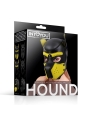 Hound Mascara de Perro Neopreno Hocico Extraible Negro Amarillo Talla unica