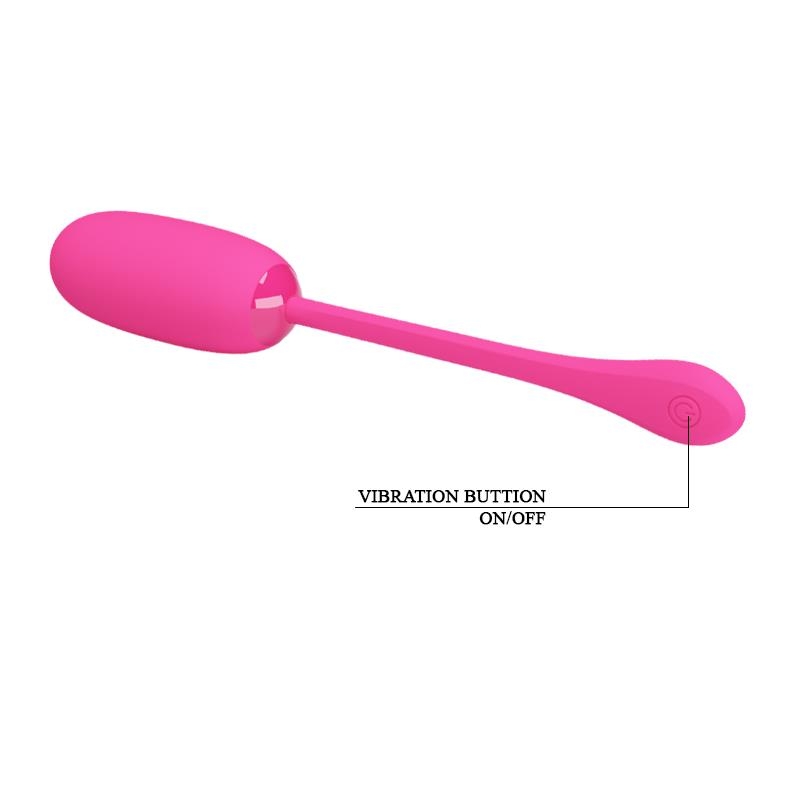 Huevo Vibrador Julius USB Silicona Rosa Huevo Vibrador Julius USB Silicona Rosa