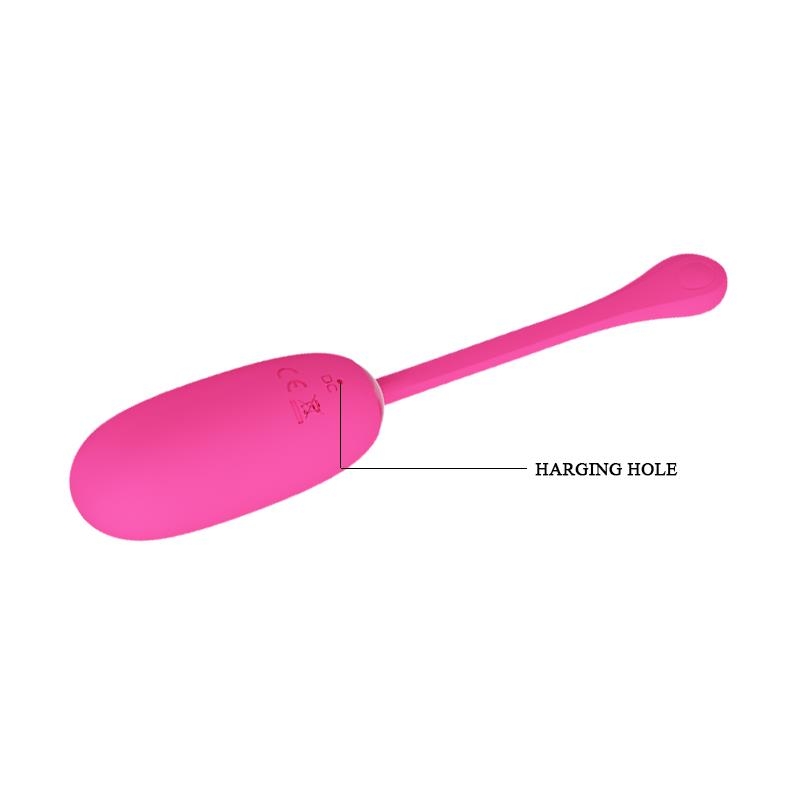 Huevo Vibrador Julius USB Silicona Rosa Huevo Vibrador Julius USB Silicona Rosa