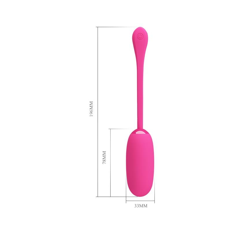 Huevo Vibrador Julius USB Silicona Rosa Huevo Vibrador Julius USB Silicona Rosa