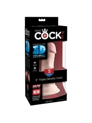 3D Dildo Triple Densidad Plus 5 Natural