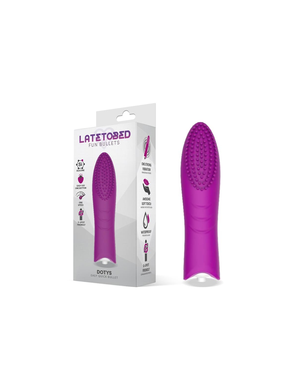 Dotys Bala Vibradora Easy Quick Silicona Purpura