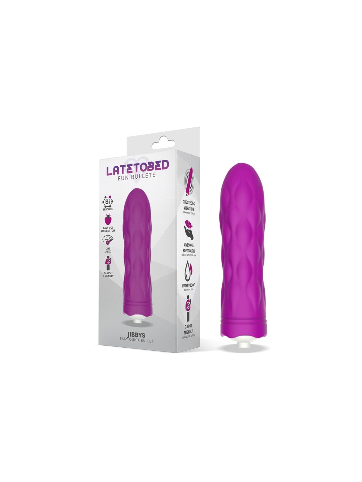 Jibbys Bala Vibradora Easy Quick Silicona Purple