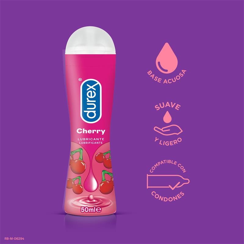 Lubricante Durex Play Cherry 50 ml