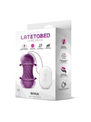 Nima Huevo Vibrador con Movimiento Wave Control Remoto USB Silicona Purpura