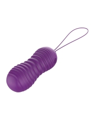 Orio Huevo Vibrador y Movimiento Telescopico Up and Down Control Remoto Purpura