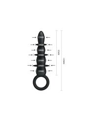 Plug Anal 3 Zonas Negro CL100