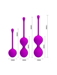 Pack 3 Bolas Kegel Color Rosa