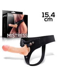 Mistress Arnes Elastico con Dildo de Silicona de 154 cm Natural