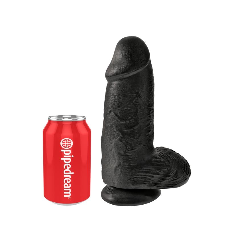 King Cock Pene Rechoncho 9 Color Negro