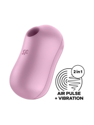 Cotton Candy Succionador de Clitoris y Vibrador Lila