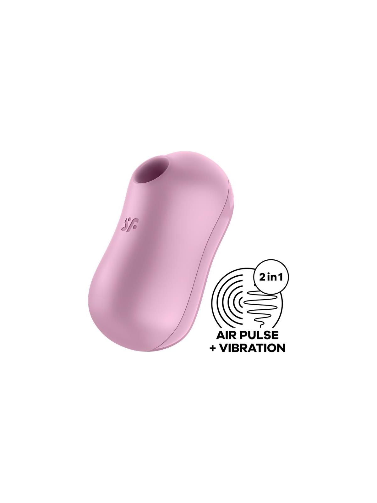 Cotton Candy Succionador de Clitoris y Vibrador Lila