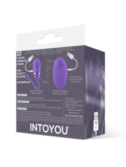 Huevo Vibrador Control Remoto Odise USB Silicona Purpura
