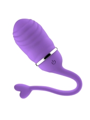 Huevo Vibrador Control Remoto Odise USB Silicona Purpura