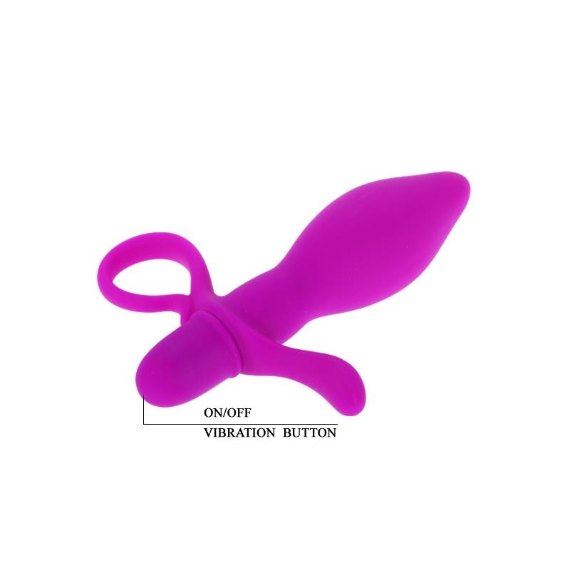 Plug Anal con Vibracion Taylor Color Purpura