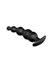 Vibrador Anal Burbujas Negro con Control Remo cl70