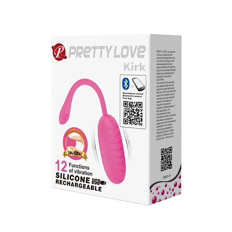 Kirk Huevo Vibrador con APP Movil Silcona USB Kirk Huevo Vibrador con APP Movil Silcona USB