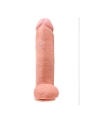 King Cock Pene con Testiculos de 12 Color Natural